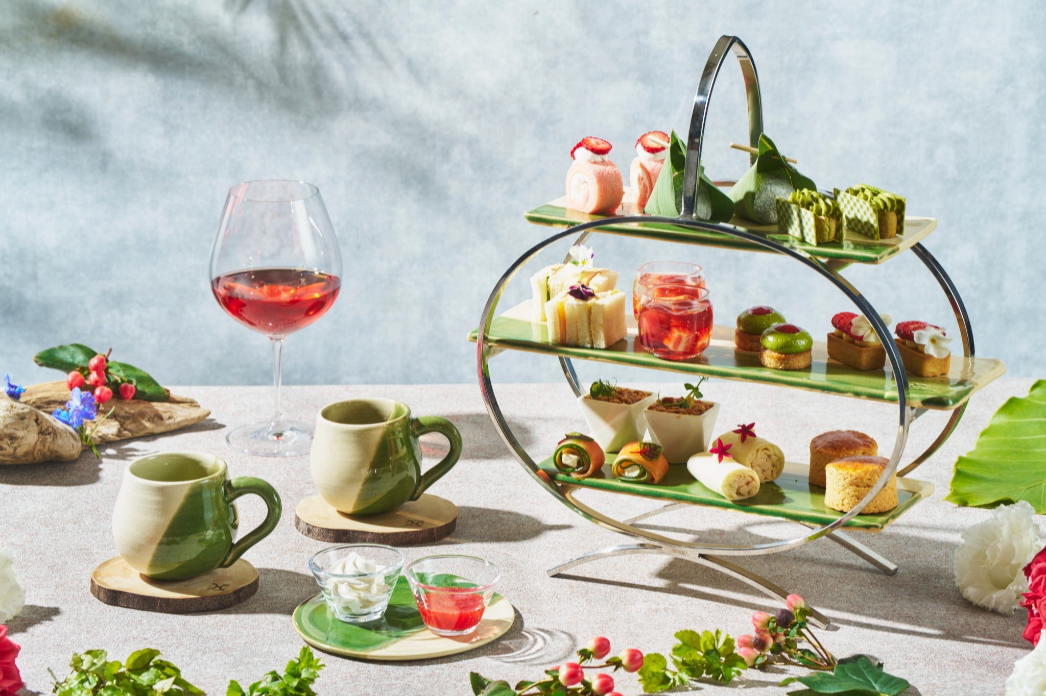 Celebrating the Colors of Spring to Early Summer -- Soft Pink Afternoon Tea<br><small>Available from March 15th</small>