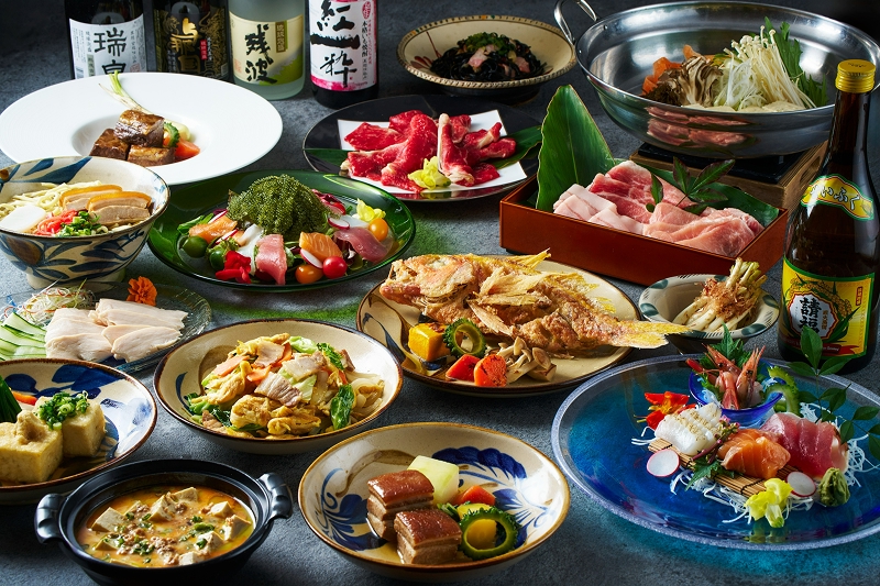 Enjoy Okinawan cuisine at the newly reopened restaurant Okinawan Cuisine & Shabu-Shabu RYU-BIN-KA